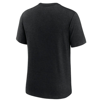 Minnesota Vikings Overlap Lockup Tri-Blend T-Shirt - Black | Nike sale