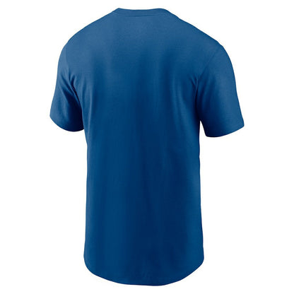 Indianapolis Colts Rewind Logo Essential T-Shirt - Royal | Nike discount