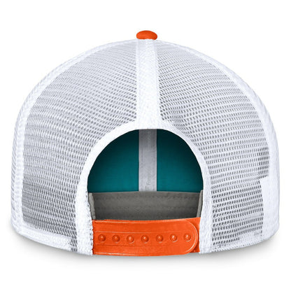 Miami Dolphins Bench Trucker Adjustable Hat - Aqua/Orange sale