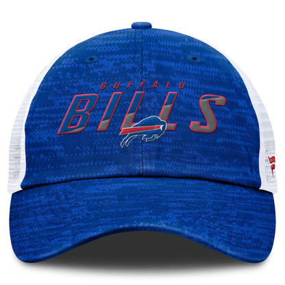 Buffalo Bills Challenge Trucker Adjustable Hat - Heather Royal sale
