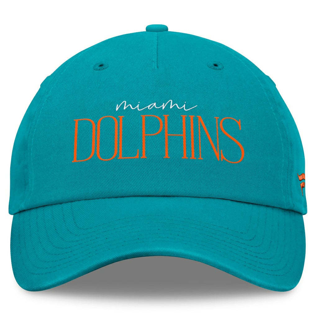 Miami Dolphins Women's Review Unstructured Adjustable Hat - Aqua on sale