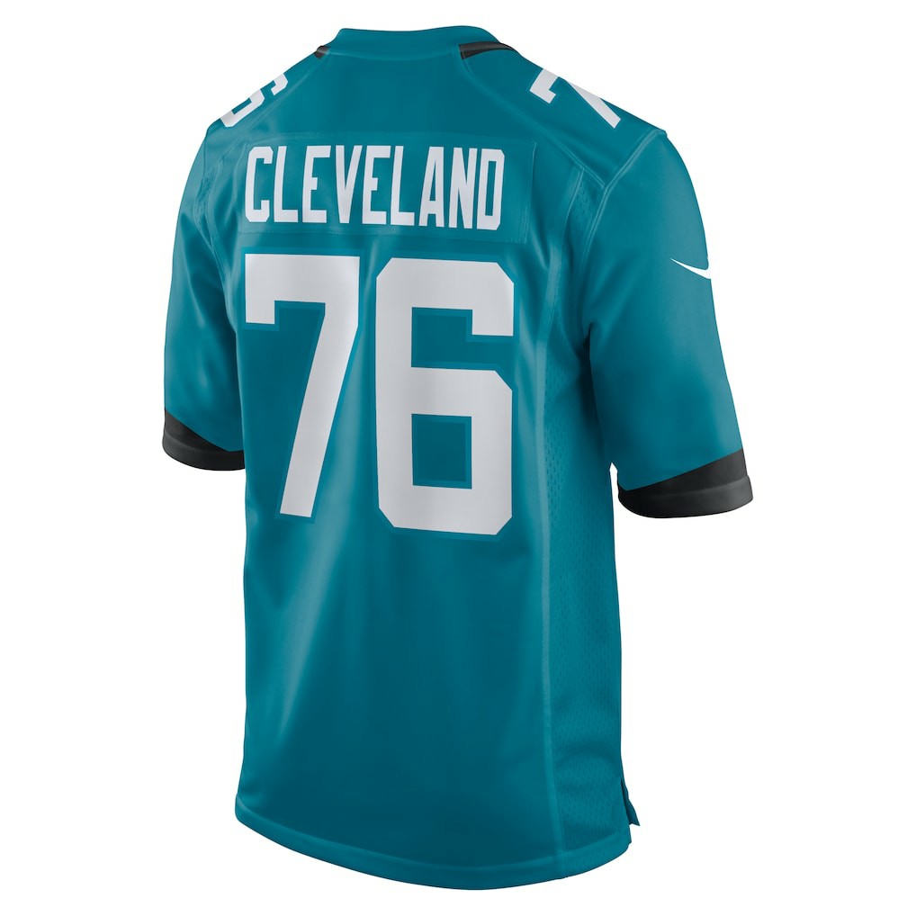 Ezra Cleveland Jacksonville Jaguars Game Jersey - Teal | Nike discount