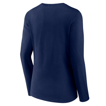Tennessee Titans Hometown Sweep Long Sleeve V-Neck T-Shirt - Navy cheap