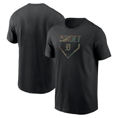Detroit Tigers Camo T-Shirt - Black | Nike