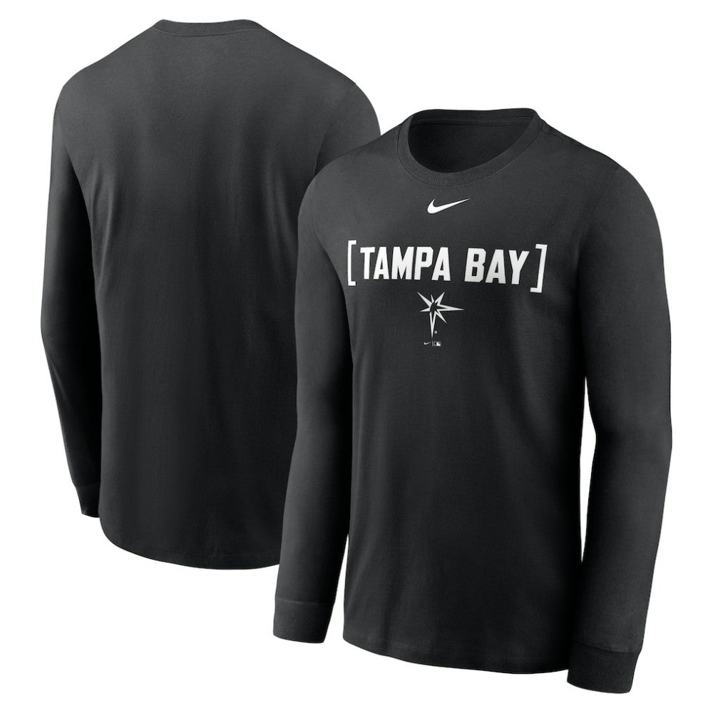 Tampa Bay Rays Local Nickname Long Sleeve T-Shirt - Black | Nike