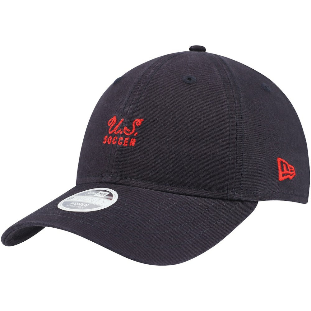 USWNT New Era Women's Throwback 9TWENTY Adjustable Hat - Navy | New Era on sale