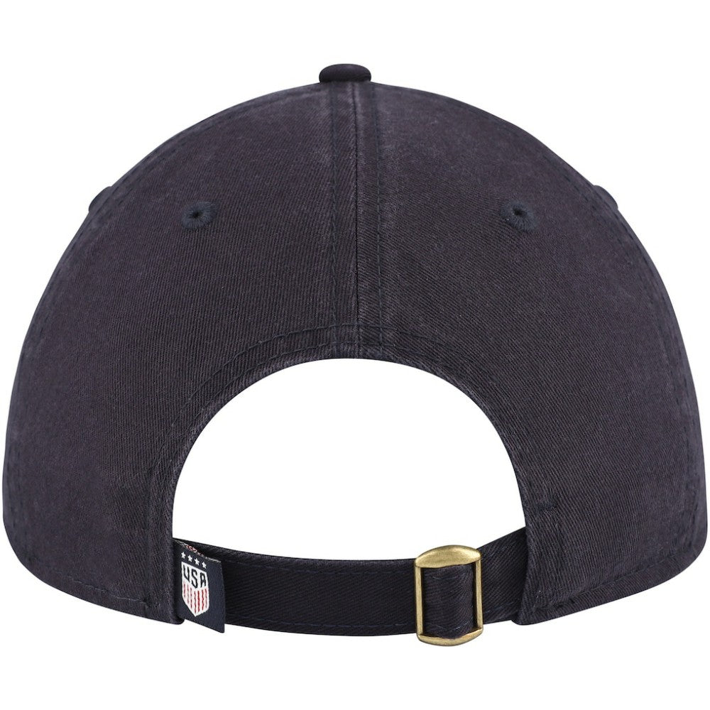 USWNT New Era Women's Throwback 9TWENTY Adjustable Hat - Navy | New Era on sale