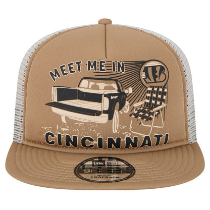 Cincinnati Bengals New Era Meet Me 9FIFTY Snapback Hat - Tan online