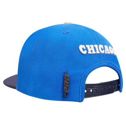 Chicago Bulls Pro Standard Legacy Snapback Hat - Blue/Navy for sale