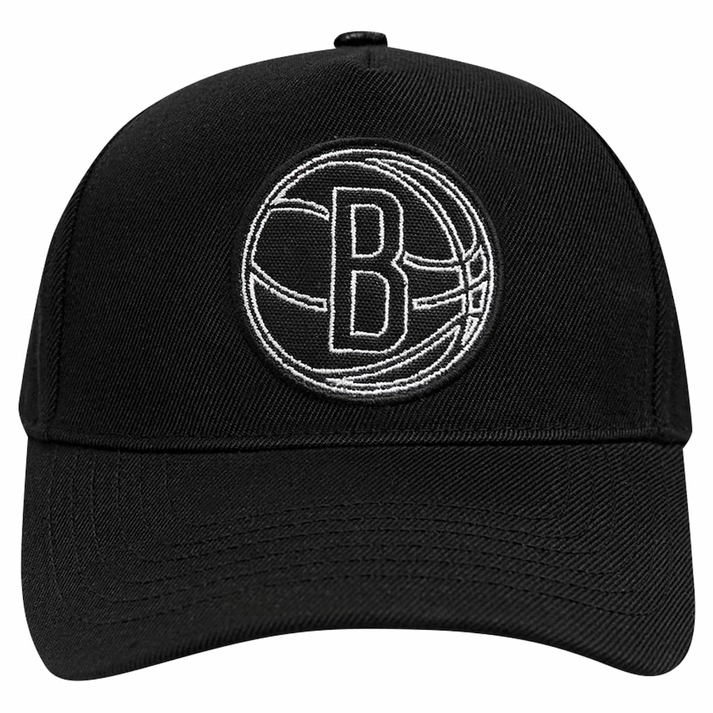 Brooklyn Nets Pro Standard Paint the City Pinch Front Snapback Hat - Black outlet
