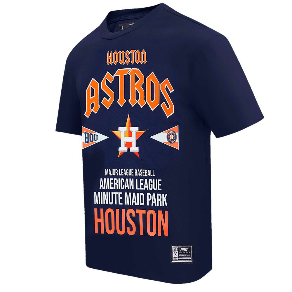 Houston Astros Pro Standard Oversized City Tour T-Shirt - Navy