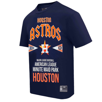 Houston Astros Pro Standard Oversized City Tour T-Shirt - Navy
