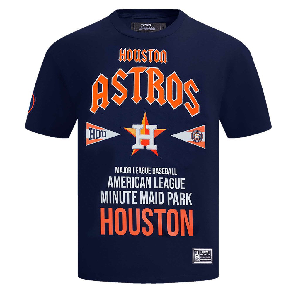 Houston Astros Pro Standard Oversized City Tour T-Shirt - Navy