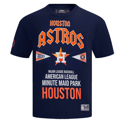 Houston Astros Pro Standard Oversized City Tour T-Shirt - Navy