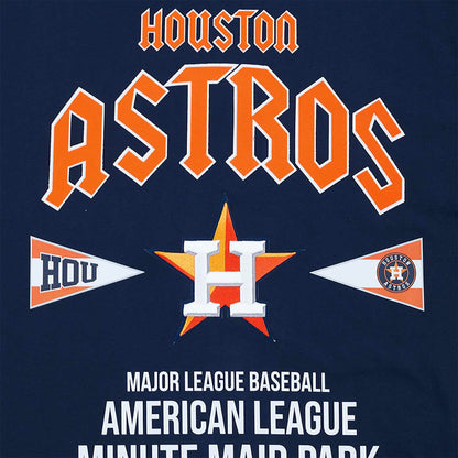 Houston Astros Pro Standard Oversized City Tour T-Shirt - Navy