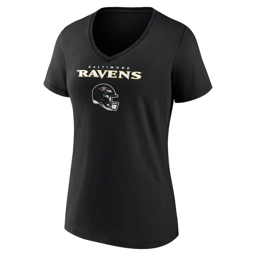 Kyle Hamilton Baltimore Ravens Women's Team Wordmark Player Name & Number V-Neck T-Shirt - Black cheap