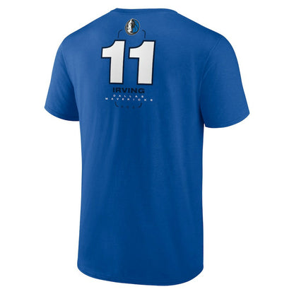 Kyrie Irving Dallas Mavericks Behind The Back Name & Number T-Shirt sale - Blue online