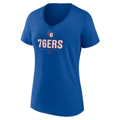 Joel Embiid Philadelphia 76ers Women's Behind The Back Name & Number V-Neck T-Shirt - Royal online