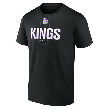 Domantas Sabonis Sacramento Kings Behind The Back Name & Number T-Shirt - Black online