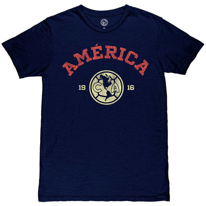 Club America 1863FC Established Slub T-Shirt - Navy sale
