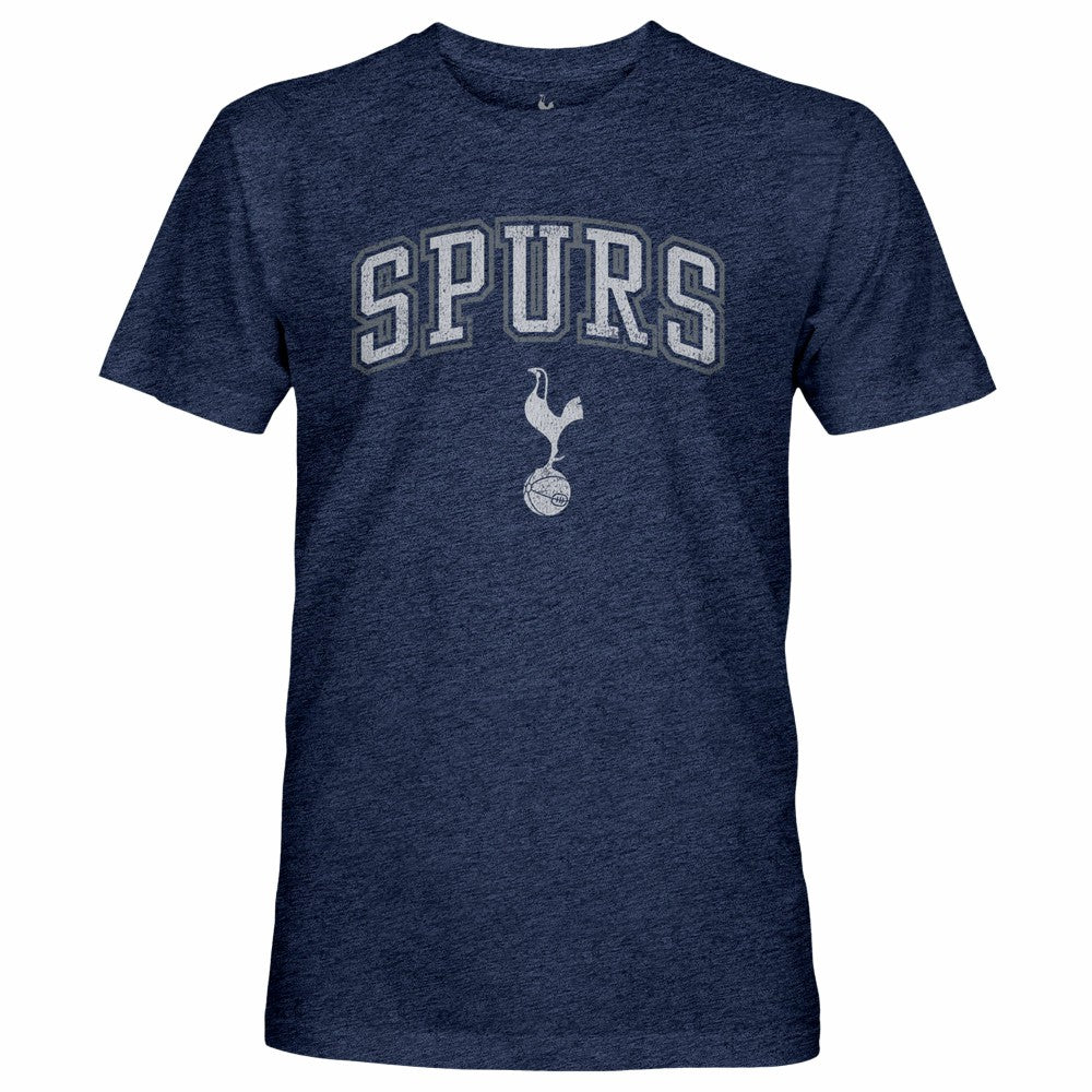 Tottenham Hotspur 1863FC Wordmark Twisted Tri-Blend Slub T-Shirt - Heather Navy outlet