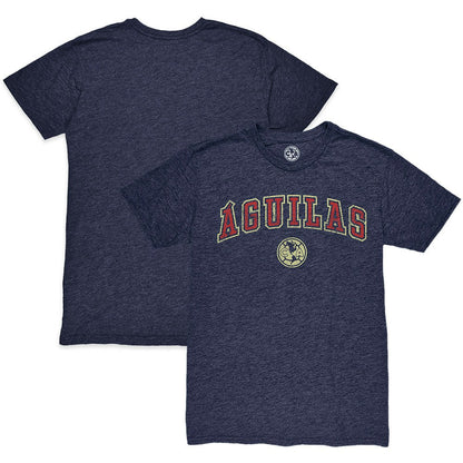 Club America 1863FC Wordmark Twisted Tri-Blend Slub T-Shirt - Heather Navy cheap