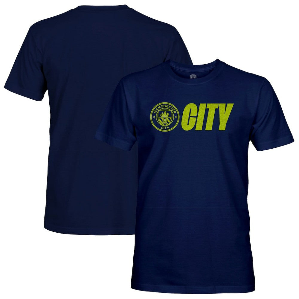 Manchester City 1863FC Lockup Slub T-Shirt - Navy on sale