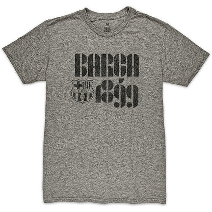 Barcelona 1863FC Retro Vibes Twisted Tri-Blend Slub T-Shirt - Heather Gray online