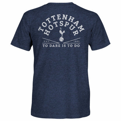 Tottenham Hotspur 1863FC Front Back Date Twisted Tri-Blend T-Shirt - Heather Navy for sale