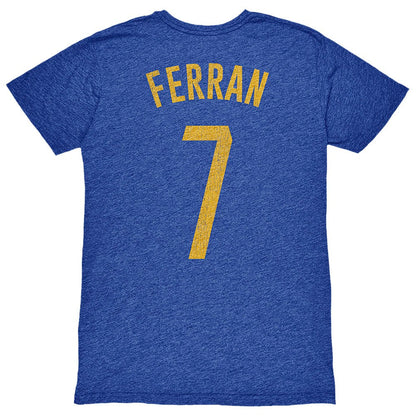 Ferran Torres Barcelona 1863FC Player Name & Number Twisted Tri-Blend Slub T-Shirt - Heather Royal shop