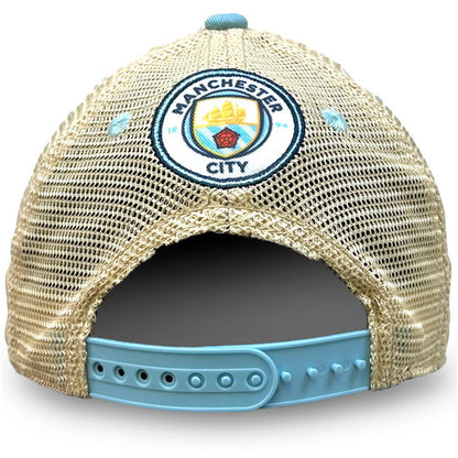 Manchester City 1863FC Washed Trucker Adjustable Hat - Sky Blue discount