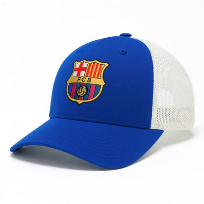 Barcelona 1863FC Washed Trucker Adjustable Hat - Royal on sale