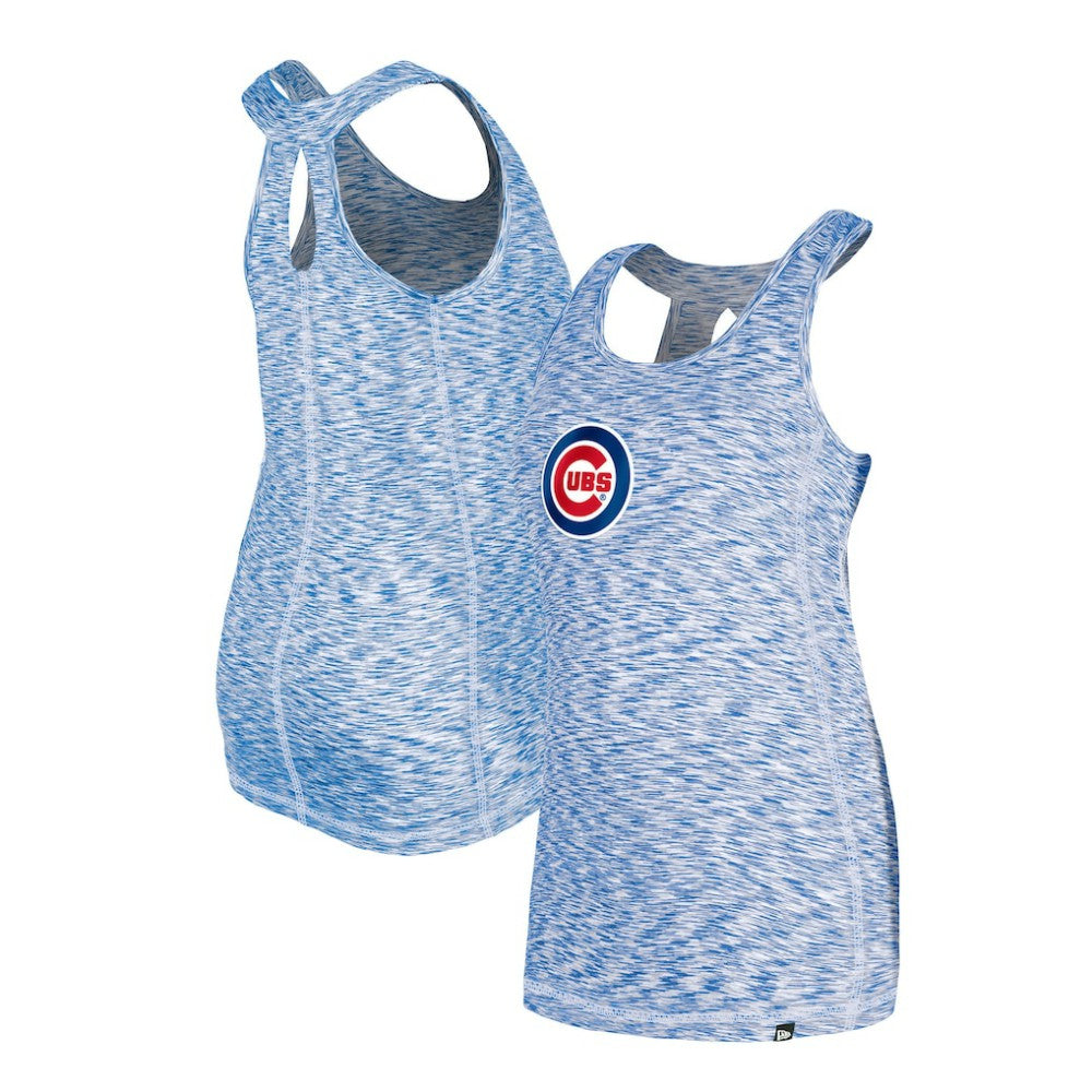 Chicago Cubs Women's Space Dye Keyhole Back Tank Top - Royal | New Era