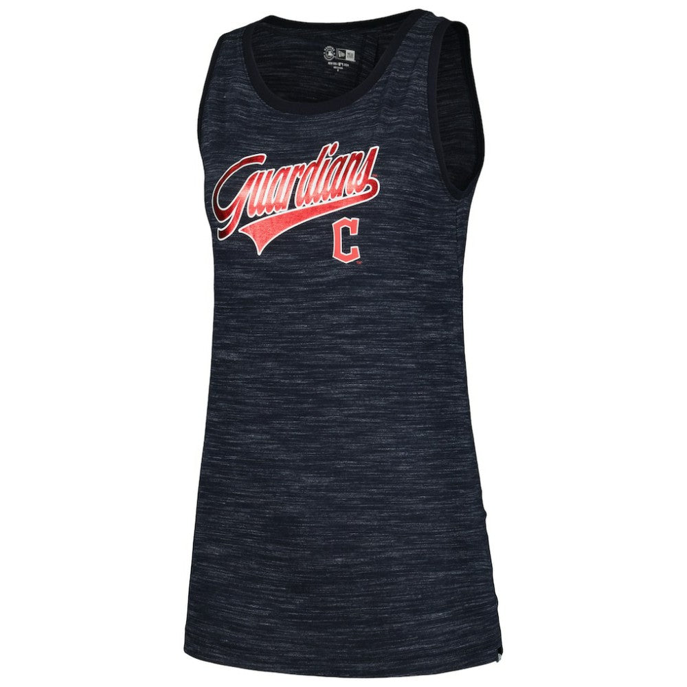 Cleveland Guardians Women's Space-Dye Active Tank Top - Navy | New Era
