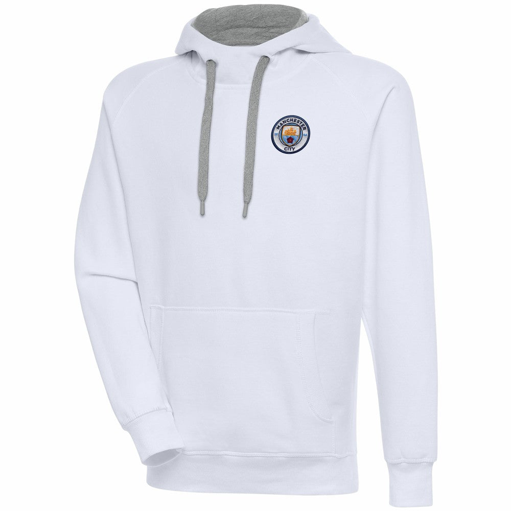 Manchester City Takeover Pullover Hoodie - White on sale