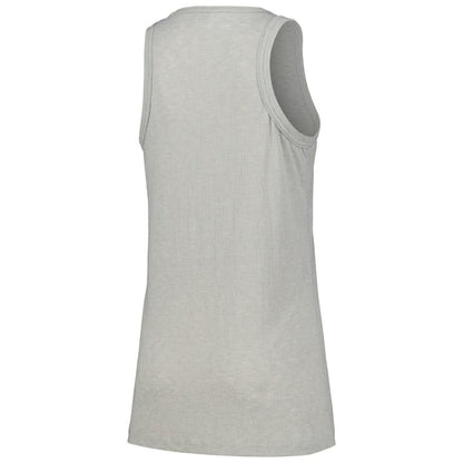 Chicago White Sox Soft as a Grape Women's Gauze High Neck Tank Top - Gray