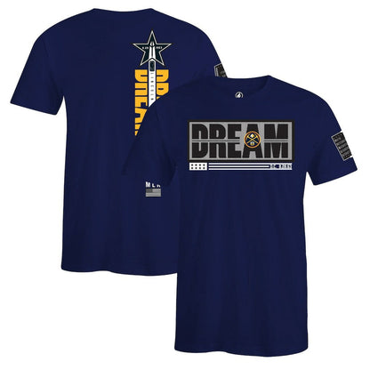 Denver Nuggets FISLL x Black History Collection Unisex T-Shirt - Blue sale