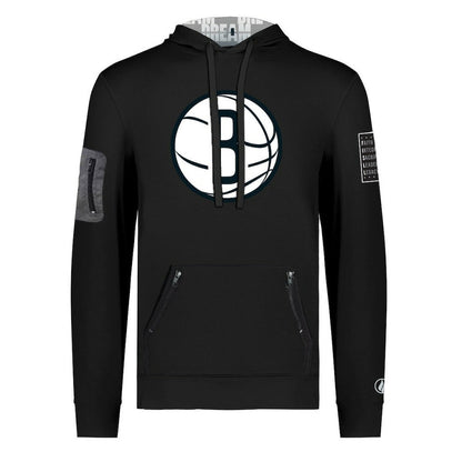 Brooklyn Nets FISLL x Black History Collection Unisex Pullover Hoodie - Black outlet