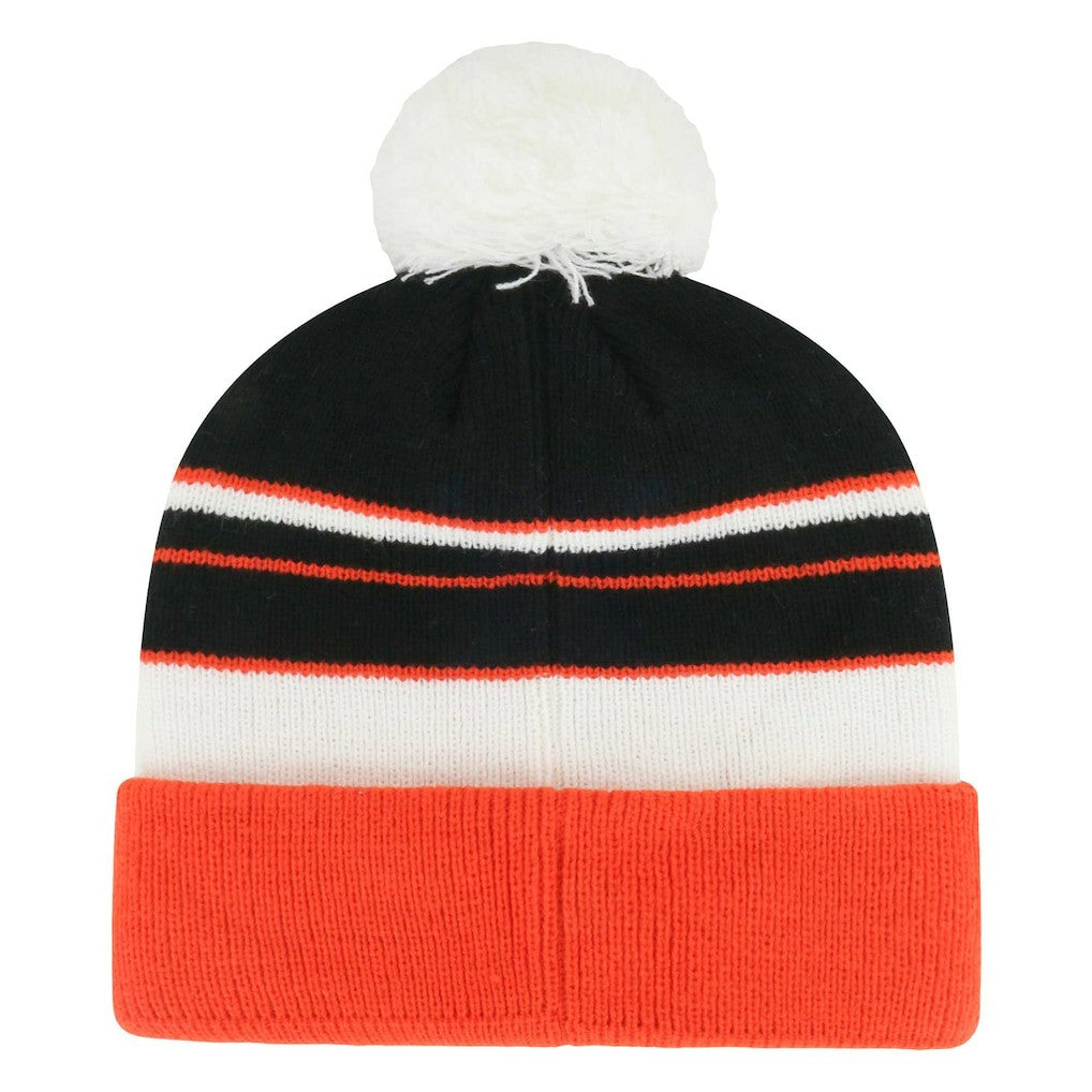 Cincinnati Bengals '47 Youth Peewee Cuffed Knit Hat with Pom - Black/Orange outlet