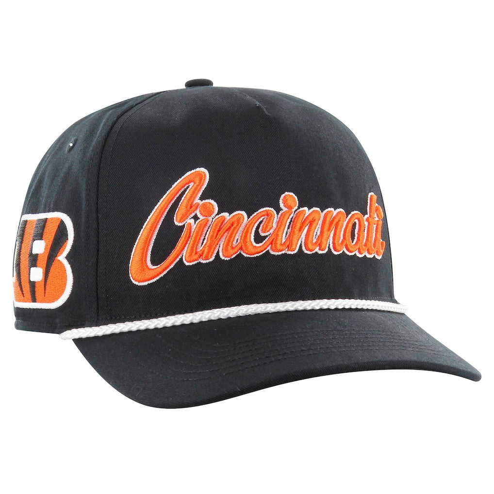 Cincinnati Bengals '47 Overhand Hitch Adjustable Hat - Black for sale