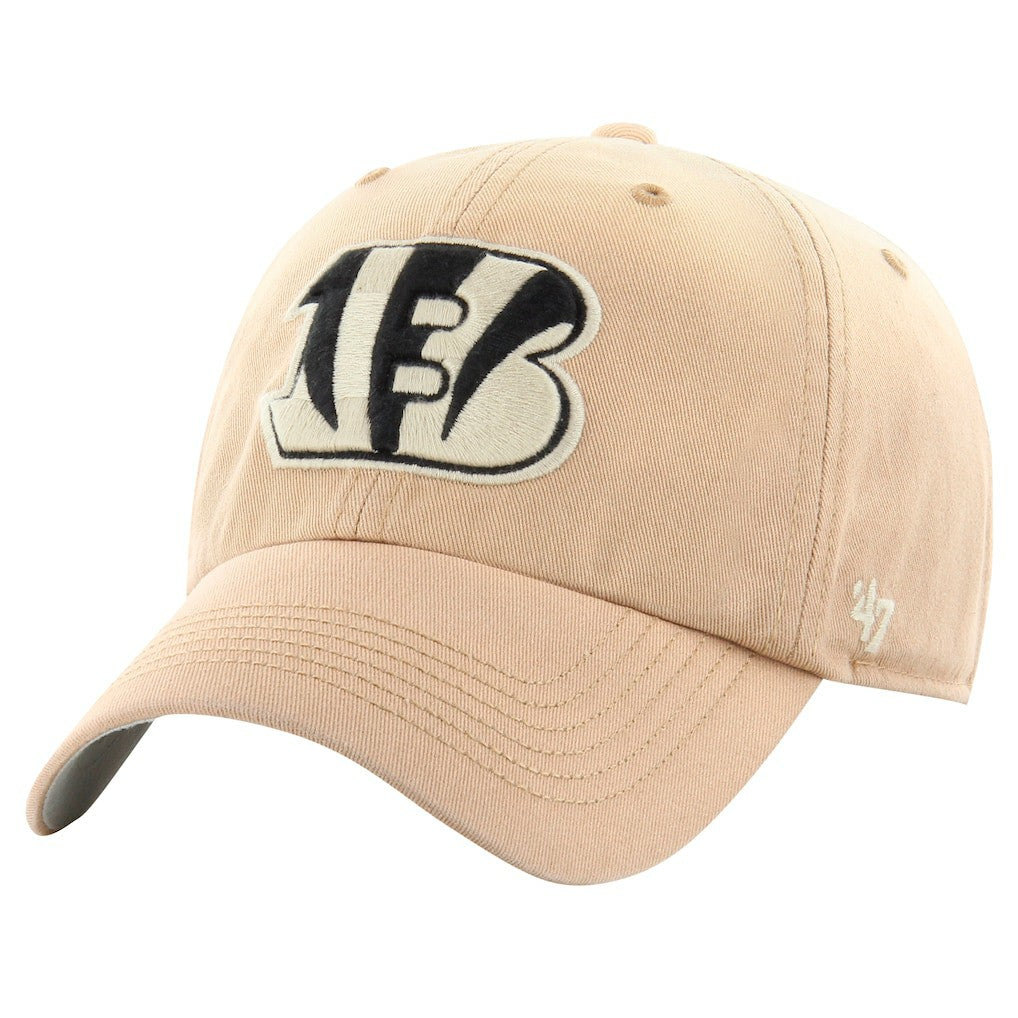 Cincinnati Bengals '47 Dusted Relaxed Franchise Fitted Hat - Khaki sale
