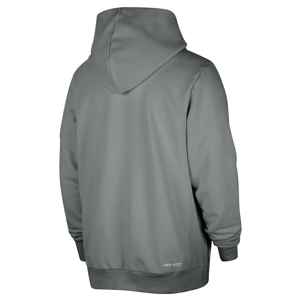 Brooklyn Nets Authentic Standard Issue Full-Zip Hoodie Jacket - Gray | Nike on sale