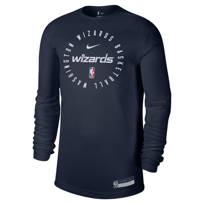 Washington Wizards 2024/25 Legend On-Court Practice Long Sleeve T-Shirt - Navy | Nike sale