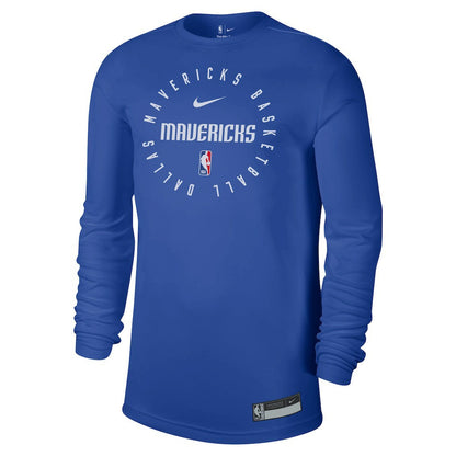 Dallas Mavericks 2024/25 Legend On-Court Practice Long Sleeve T-Shirt sale - Blue | Nike cheap