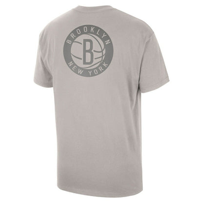 Brooklyn Nets Jordan Brand Statement Edition Jumpman Flight Heavyweight T-Shirt - Stone outlet