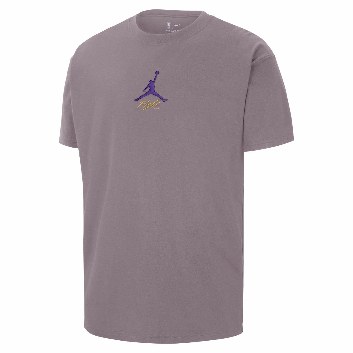 Los Angeles Lakers Jordan Brand Statement Edition Jumpman Flight Heavyweight T-Shirt - Purple online