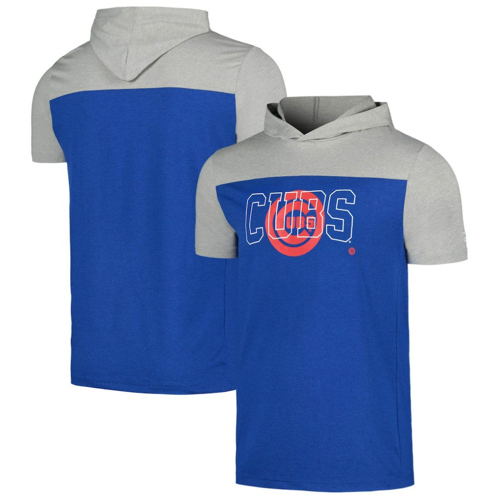 Chicago Cubs Active Brushed Hoodie T-Shirt - Royal | New Era