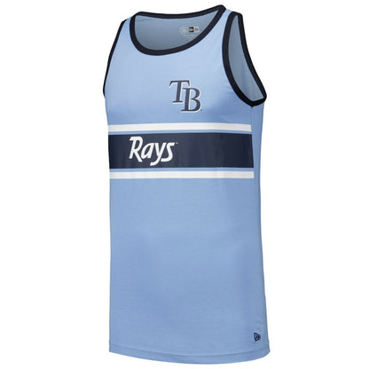 Tampa Bay Rays Jersey Ringer Tank Top - Light Blue | New Era