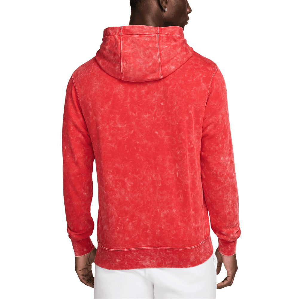 Paris Saint-Germain Club Washed Pullover Hoodie - Red | Nike on sale