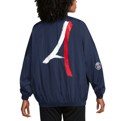 Paris Saint-Germain Women's Essential Windrunner Full-Zip Jacket - Navy | Nike discount